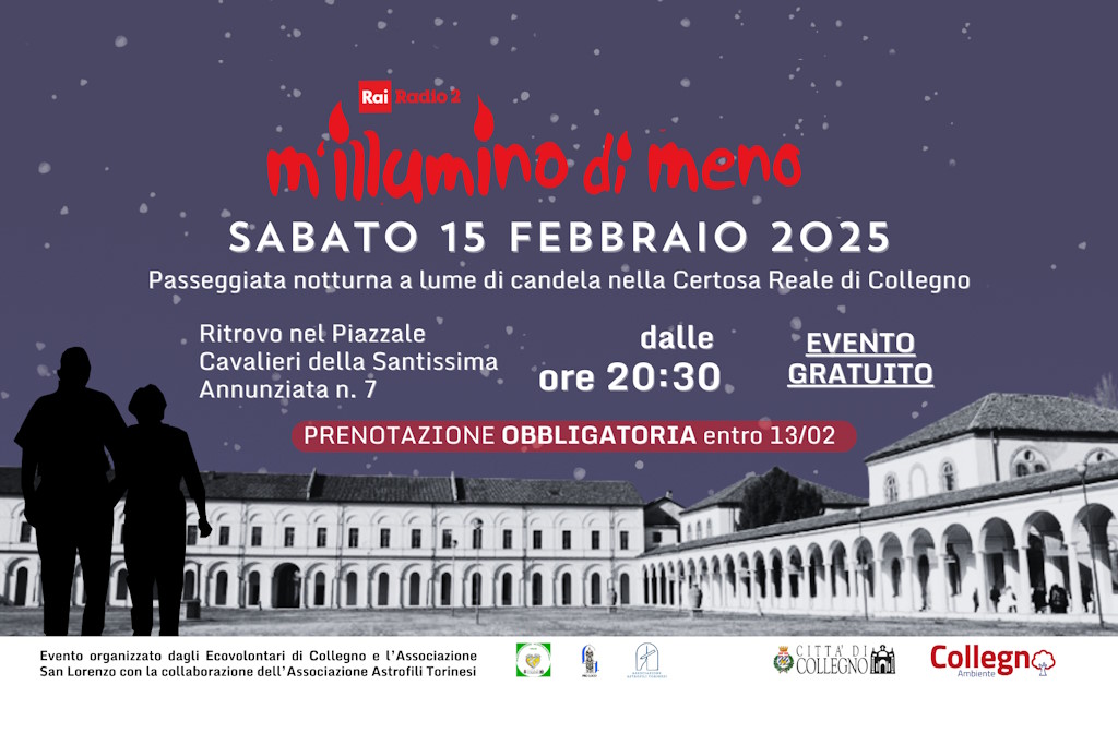 Mi illumino di meno - Collegno 2025