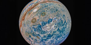 Giove come un’opera d’arte cosmica